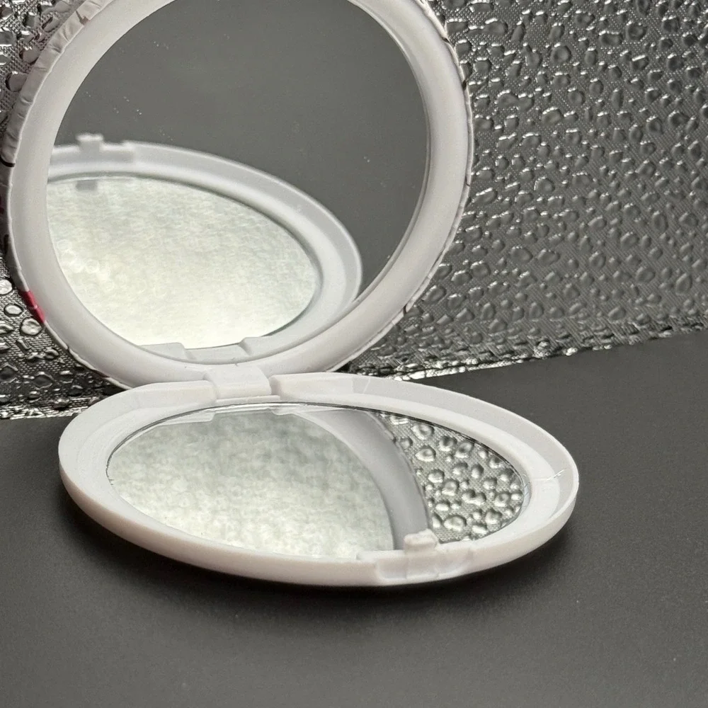 Makeup Kiss Lip‎ Print Compact Mirror Folding Double Sided